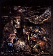 GRECO, El The Adoration of the Shepherds oil